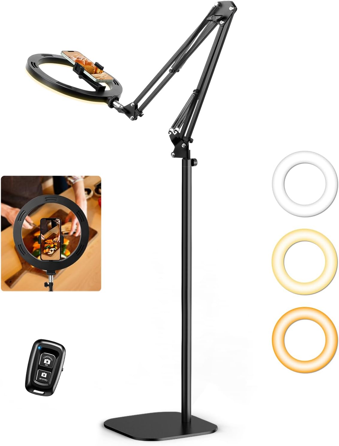 Detalle de Evershop 10" Overhead Ring Light 70.8"