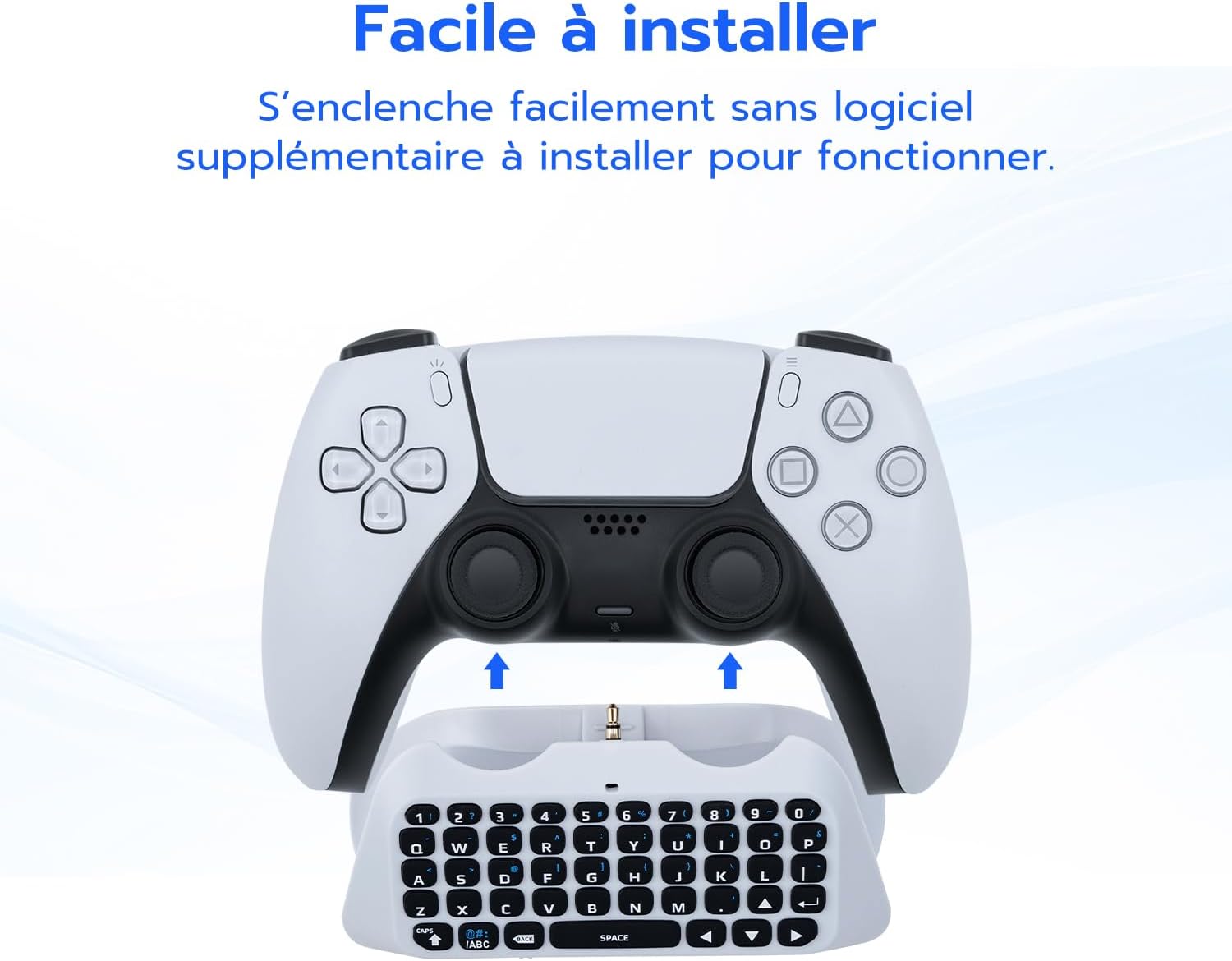 Detalle 2 de Mcbazel Clavier sans fil PS5