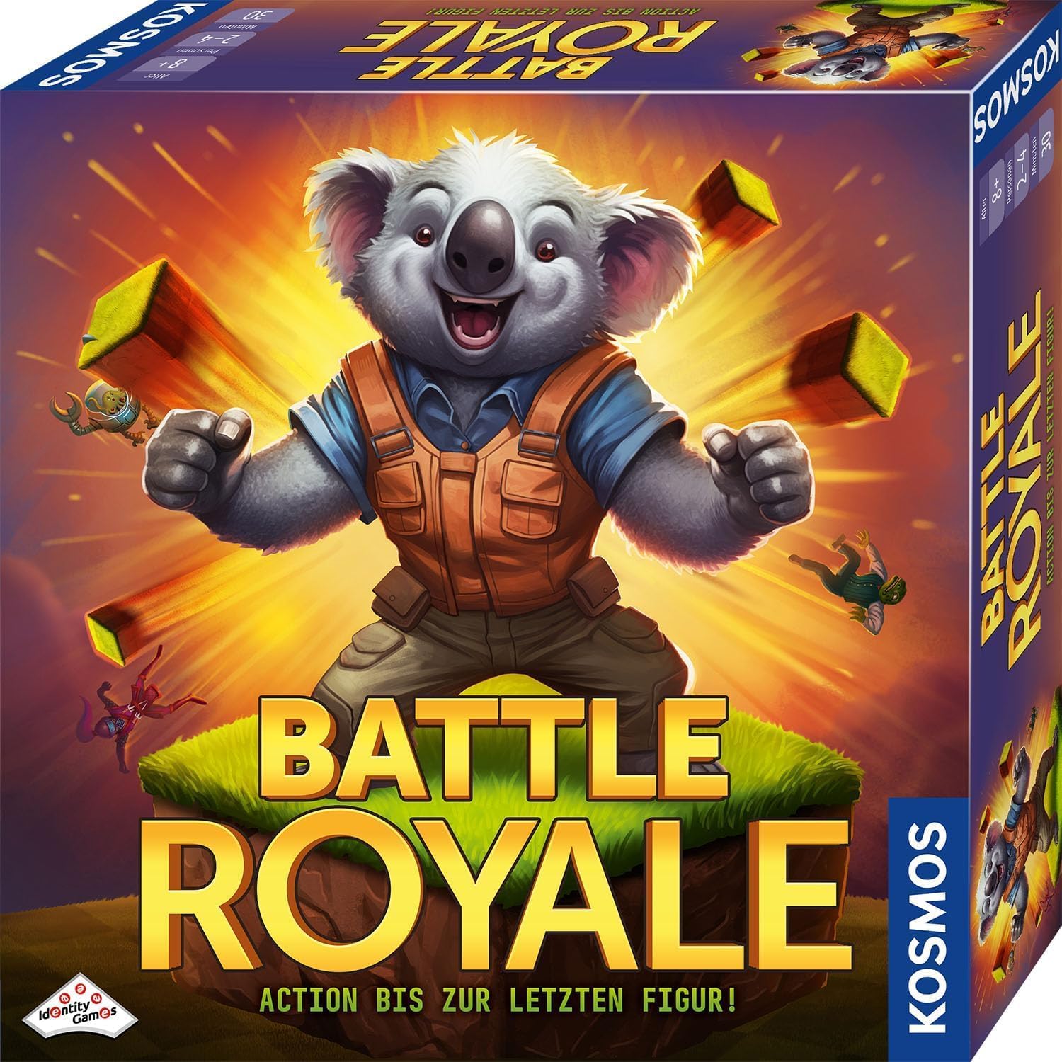Detalle de Kosmos 684037 Battle Royal – Action bis zur letzten Figur, Familienspiel für 2–4 Spieler ab 8 Jahren