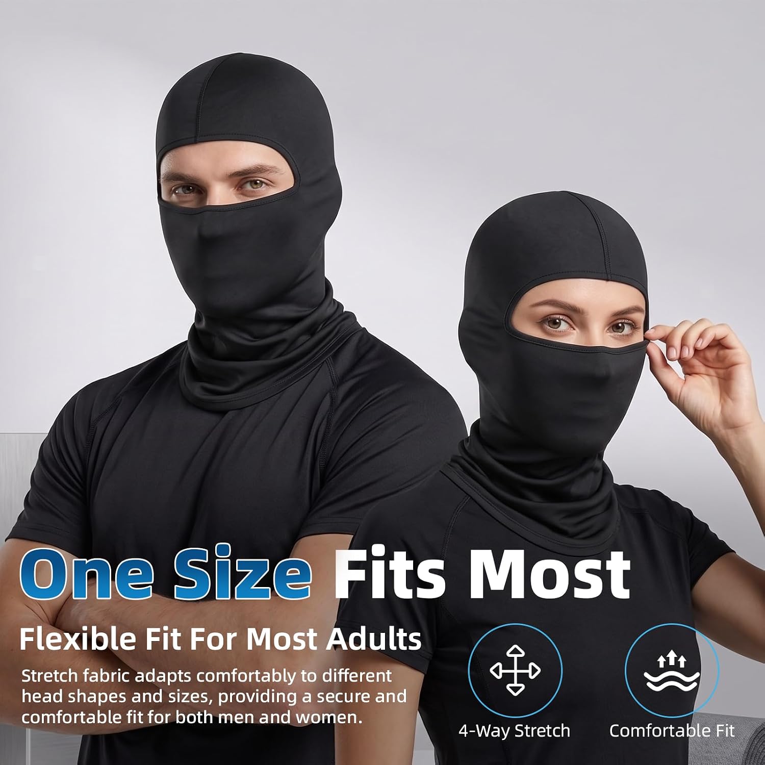 Thumbnail 5 de YESLIFE Balaclava Ski Mask winter face mask