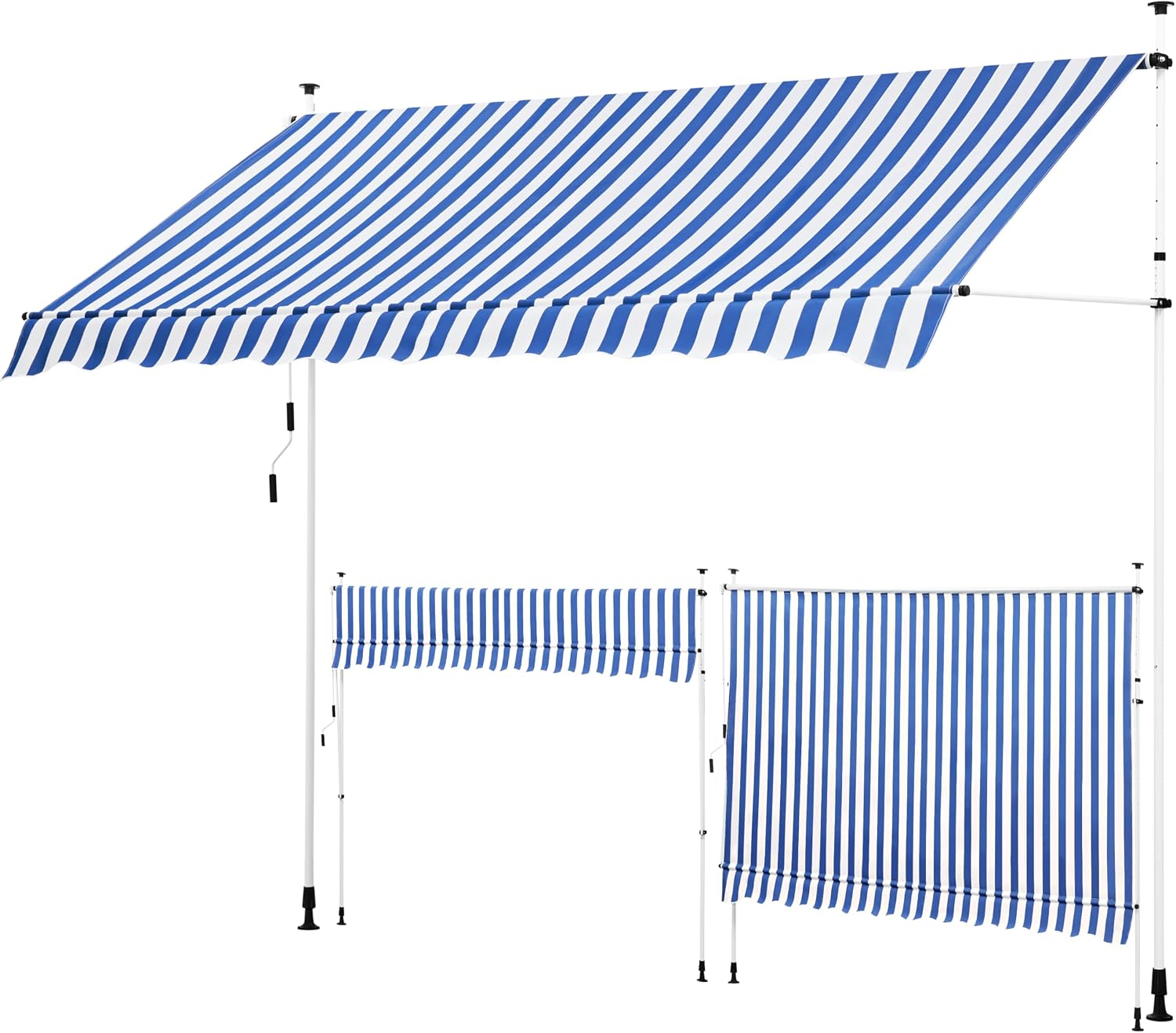 Yaheetech Toldo Manual Retráctil Exterior 300 cm