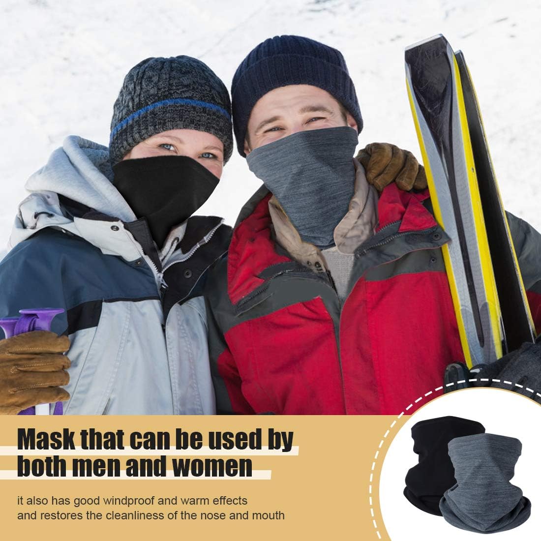 Thumbnail 6 de Winter Neck Warmer Fleece windproof gaiter for skiing