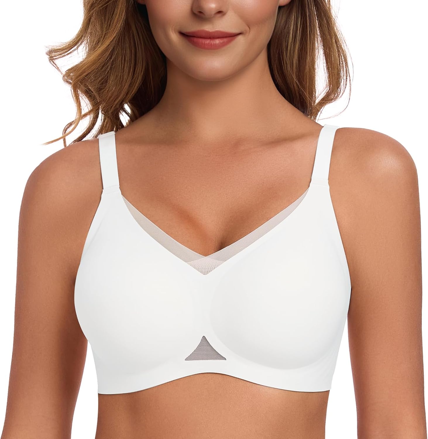 Detalle 2 de Gailife Wireless V Mesh Comfortable Bralette Bra