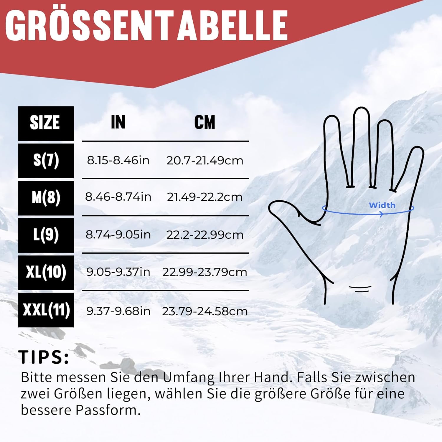 Thumbnail 6 de HANDLANDY Winter Waterproof Work Gloves L 🧤