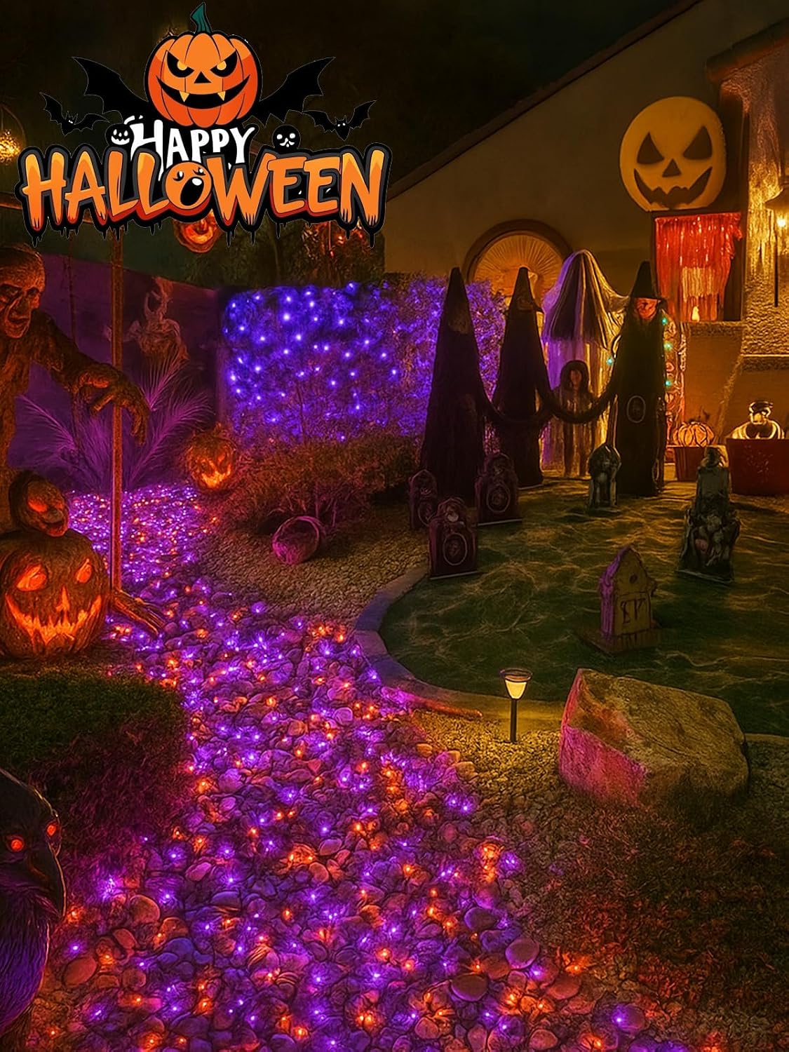 Thumbnail 6 de Battery-Operated Halloween String Lights, 2-Pack