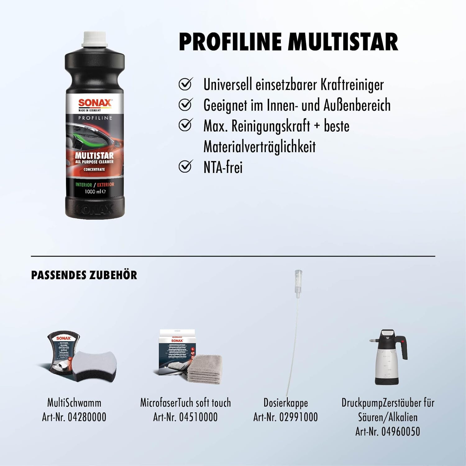 Thumbnail 2 de SONAX PROFILINE MultiStar (1 Liter) – universell einsetzbarer Kraftreiniger