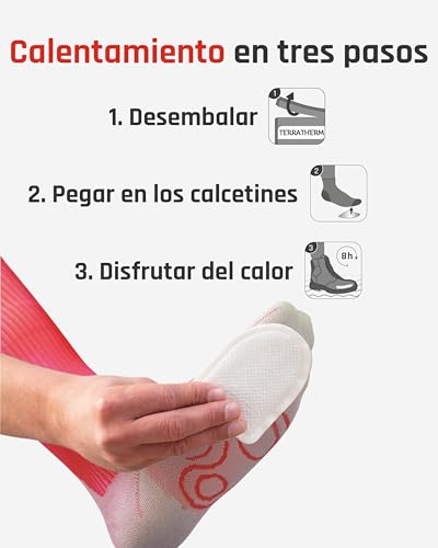 Detalle de TerraTherm Calentadores de pies 8 h