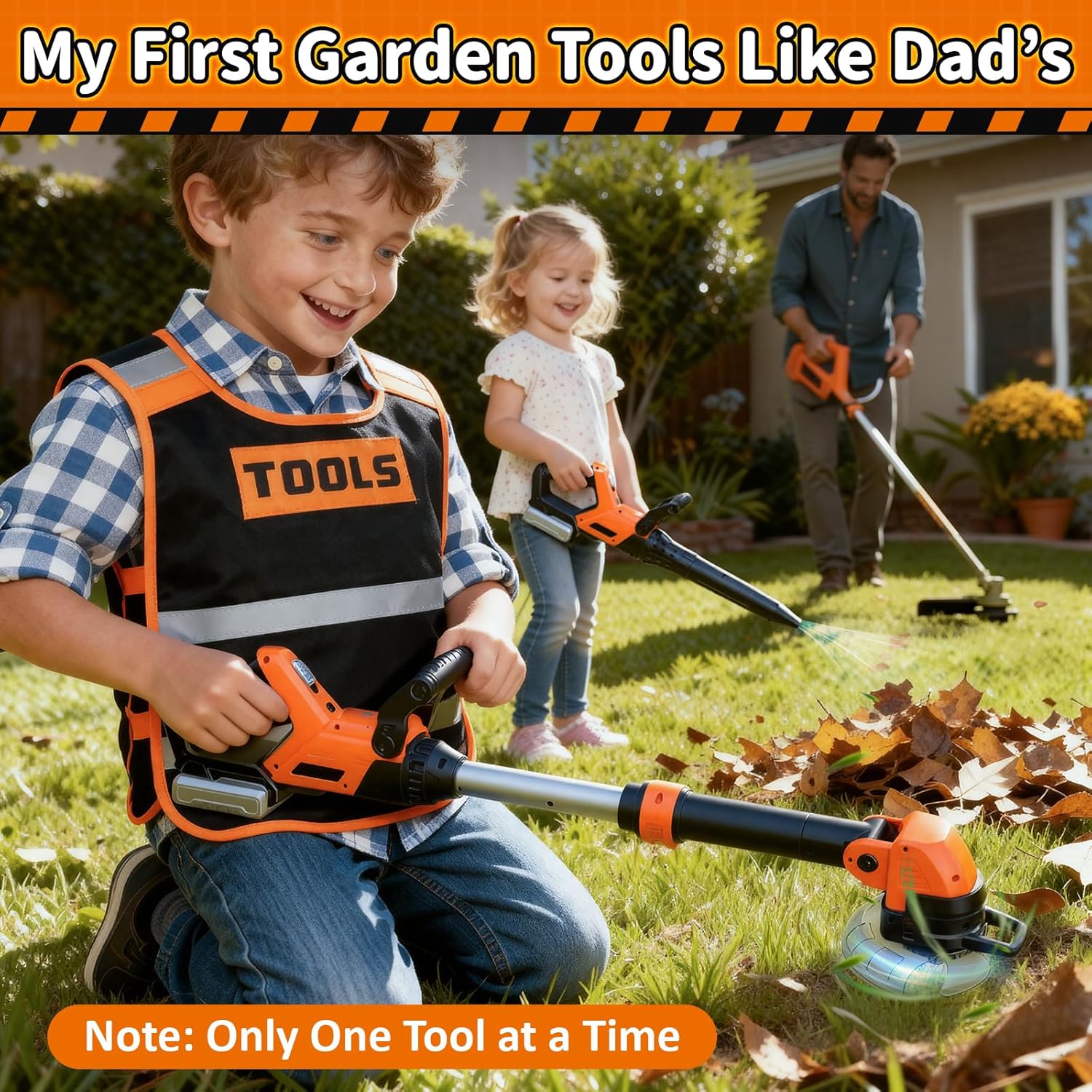 Thumbnail 1 de KidBloom 2 in 1 Werkzeug Rasenmäher ab 3 Jahre