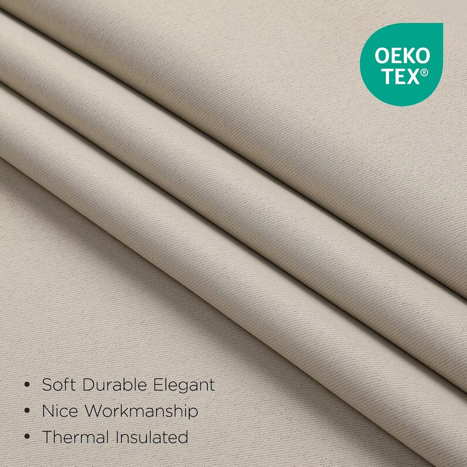 Detalle de Joydeco Blackout Curtains 90-Inch