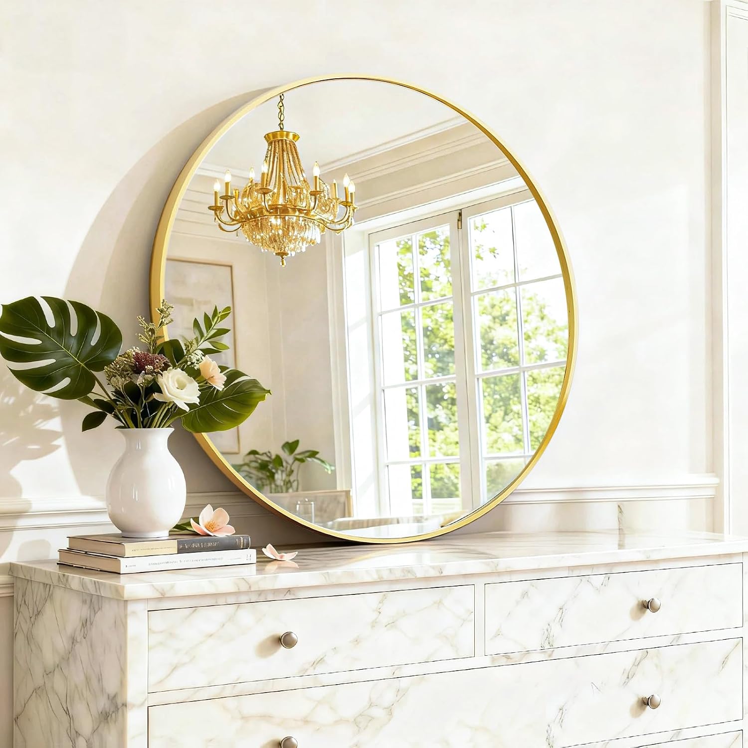 Detalle 1 de Round Wall Mirror 24-Inch