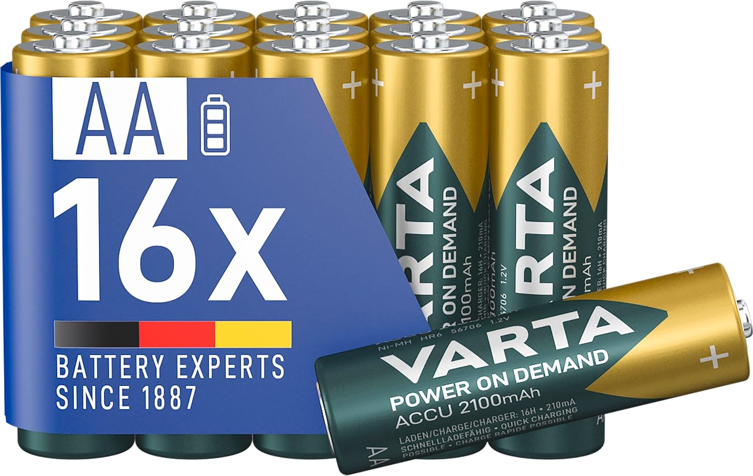 Detalle de VARTA Recharge Accu Power on Demand AAA 800 mAh – 4er-Pack
