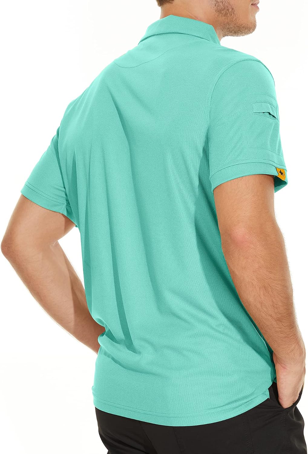 Thumbnail 1 de V VALANCH Men’s Short-Sleeve Moisture-Wicking Golf Polo (Athletic Collared Tennis Shirt)