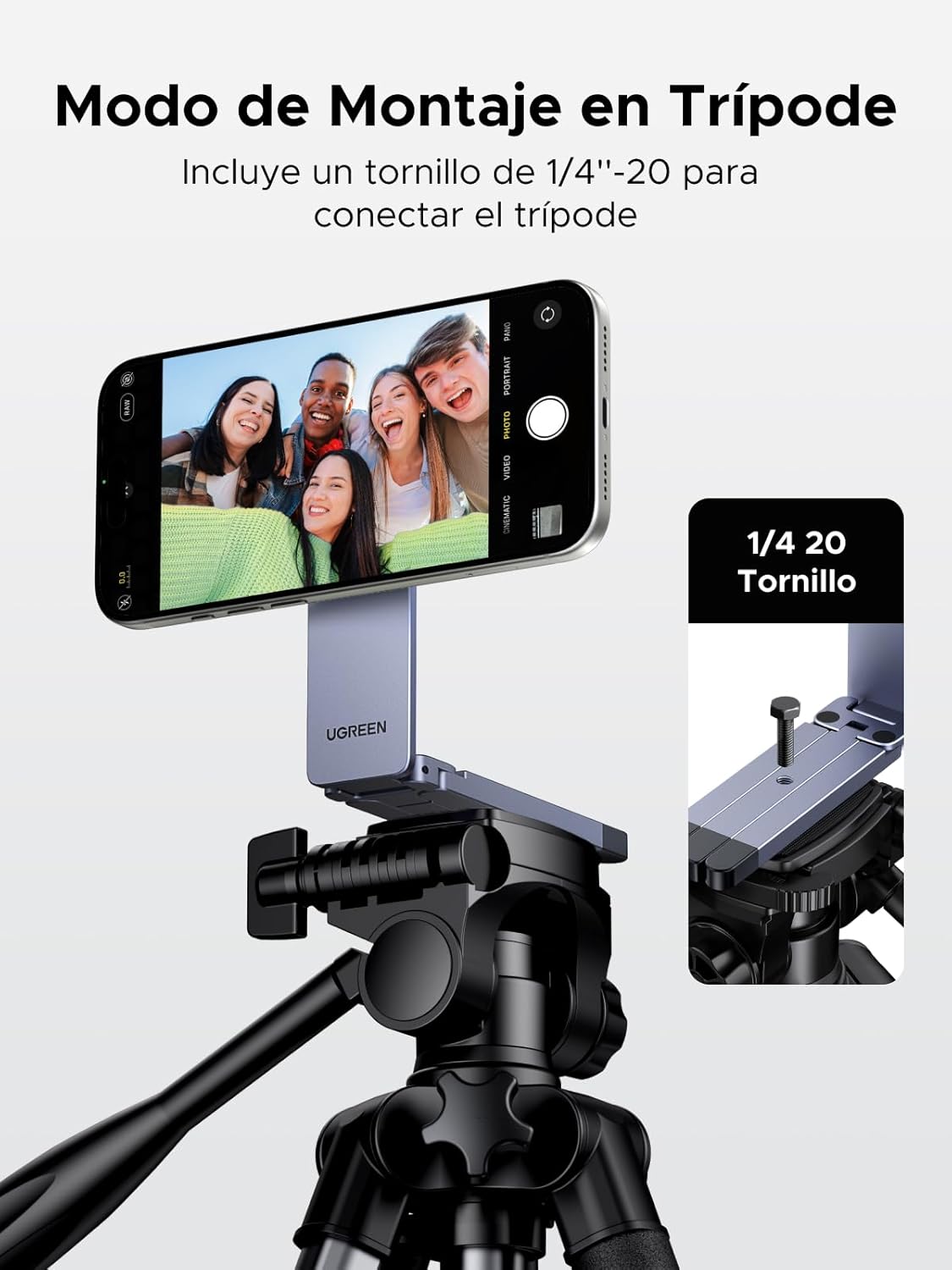 Thumbnail 4 de UGREEN Trípode Magnético para Teléfono 11,5 cm