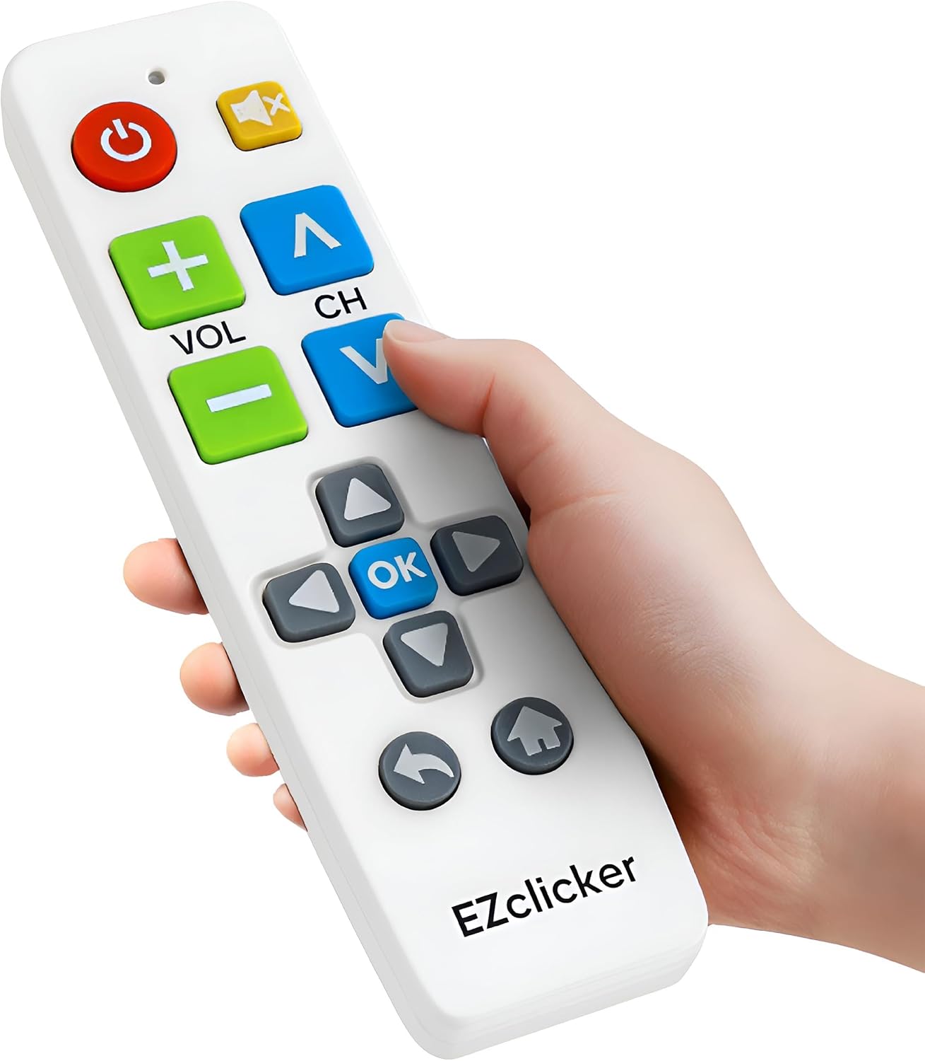 Detalle de Samsung Replacement TV Remote with Big Button (White) for Samsung TVs
