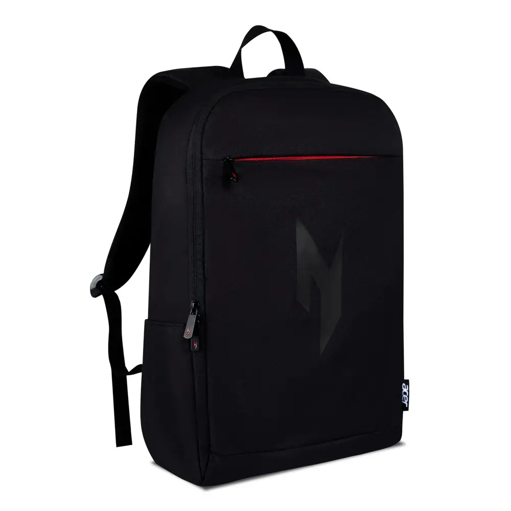 Detalle de Acer Mochila Nitro Quest 18": ligereza, comodidad y organización para tu portátil