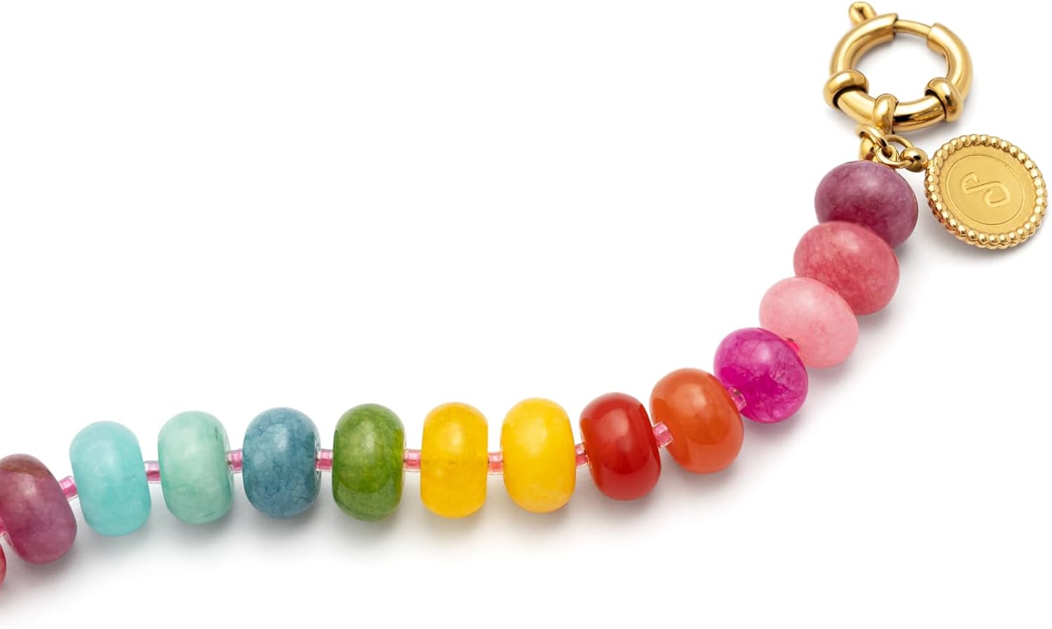 Detalle de SINGULARU Pulsera Bloom Stones 18 Kt