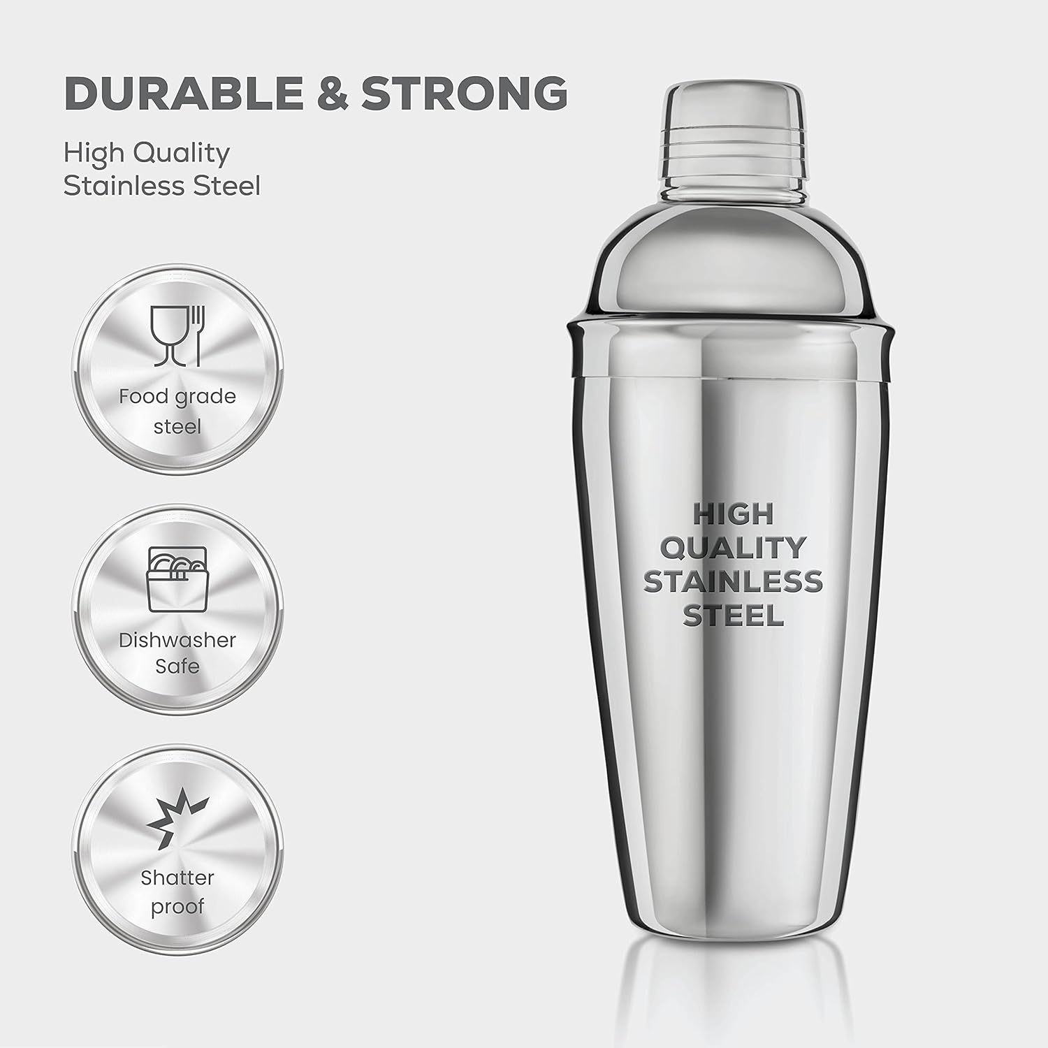 Thumbnail 6 de FineDine 10-Piece Cocktail Shaker Set with Travel Bag