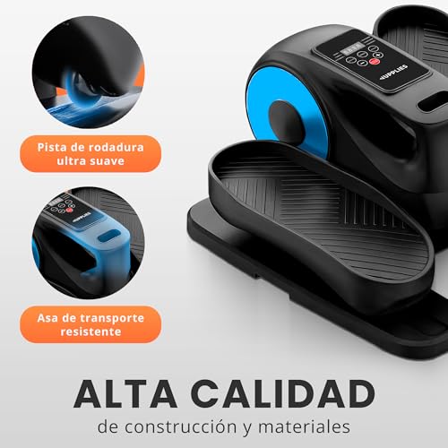 Detalle de JUPPLIES Mini Elíptica Eléctrica para Personas Mayores: 12 Velocidades, Control Remoto y Pantalla LED