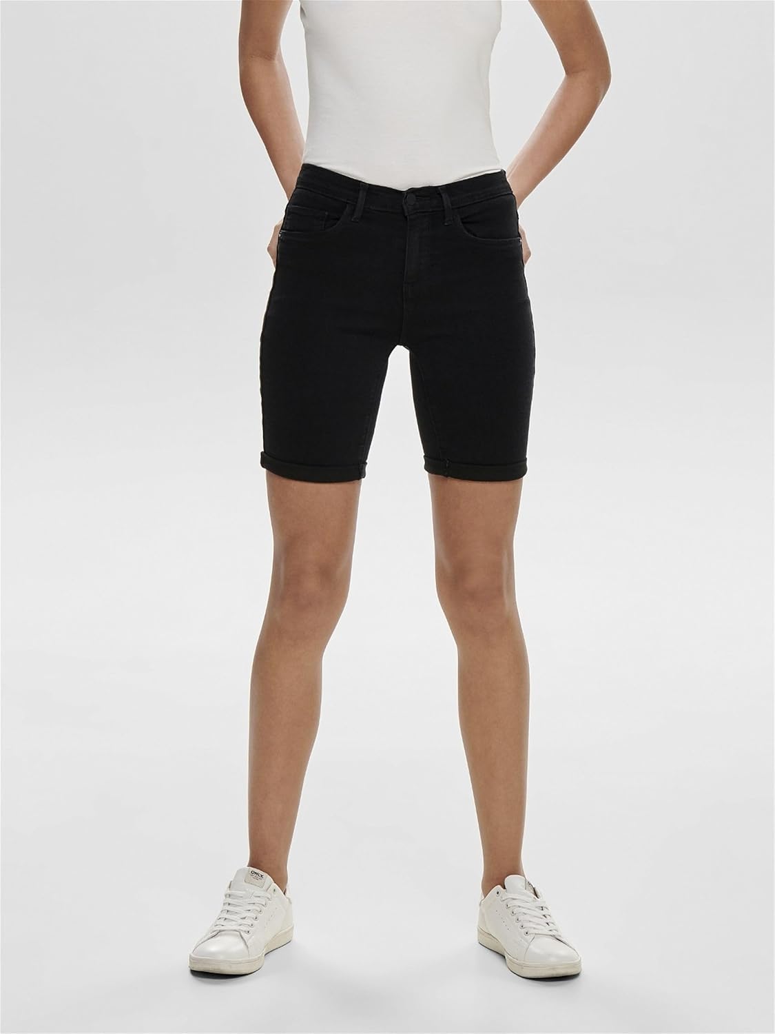 Thumbnail 1 de ONLY Female Jeans-Shorts ONLRAIN – Eng anliegend, mittlere Taille, Denim-Shorts