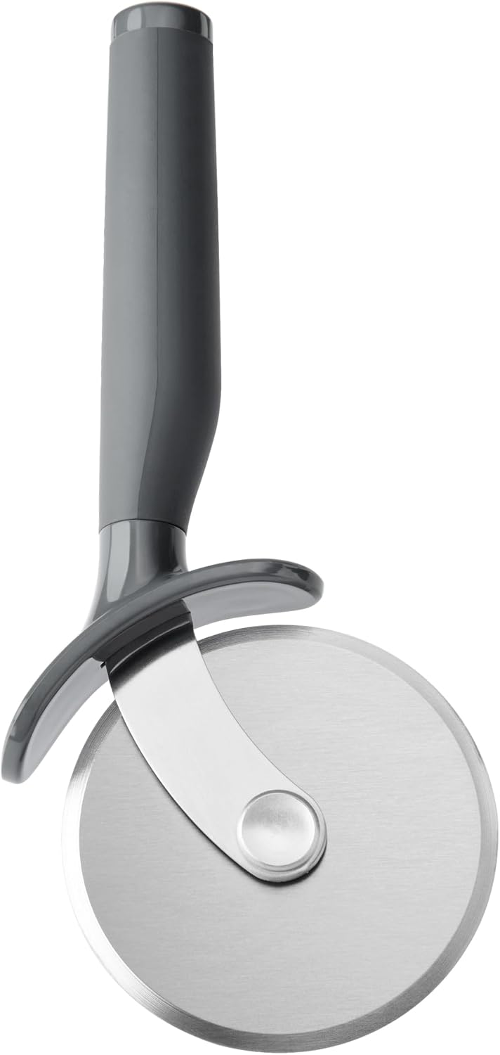 Detalle de KitchenAid Soft Grip Y Peeler, Charcoal Grey with Swivelling Stainless Steel Blade