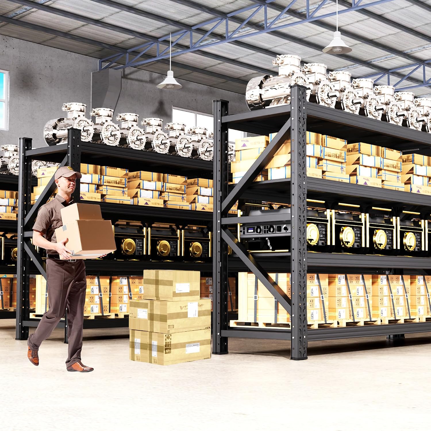 Detalle 2 de DIDSIS Metal Storage Shelving, 79" W