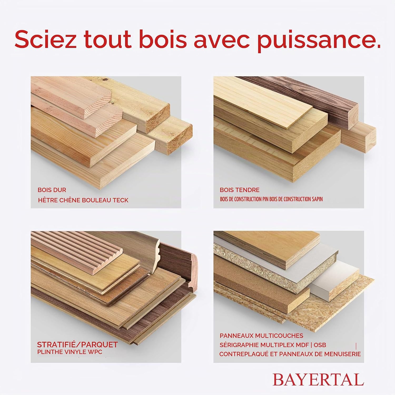 Detalle de BAYERTAL zaagblad 125 x 22,23 mm met 24 tanden en wolfraamcarbide