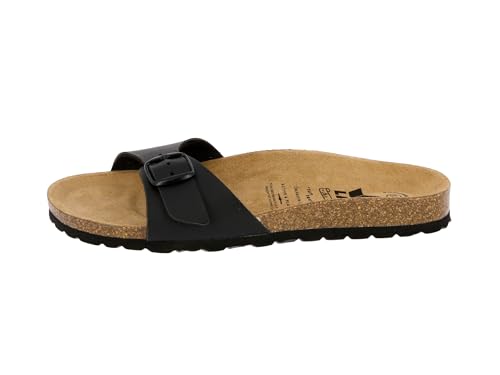 Detalle 2 de Lico Femme Bioline Once: Mules/clogs Noir 39 EU, confort et simplicité durable