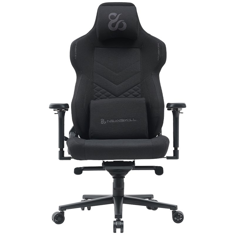 Thumbnail 3 de Newskill Banshee Pro: Silla Gaming Tela Transpirable con Almohada Cervical Negra
