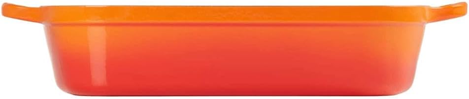 Thumbnail 2 de Le Creuset Signature Enamelled Cast Iron Rectangular Roasting Dish, 37 cm, 6.6 L, Volcanic