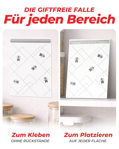 Detalle de PIC Lebensmittelmotten Falle, 18 Stück – Starke Pheromonfallen gegen Motten