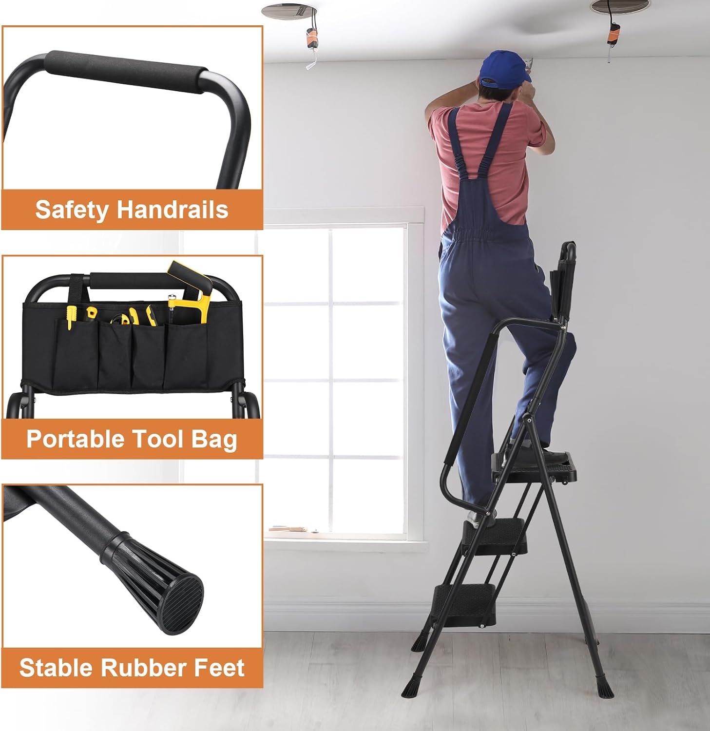 Detalle 2 de HBTower 3-Step Ladder
