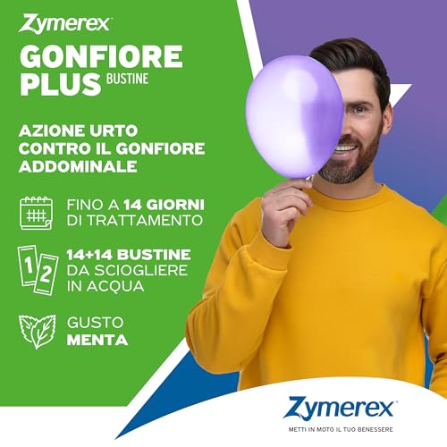 Thumbnail 1 de Zymerex Gonfiore Plus: bustine per gonfiore addominale con probiotici e prebiotici