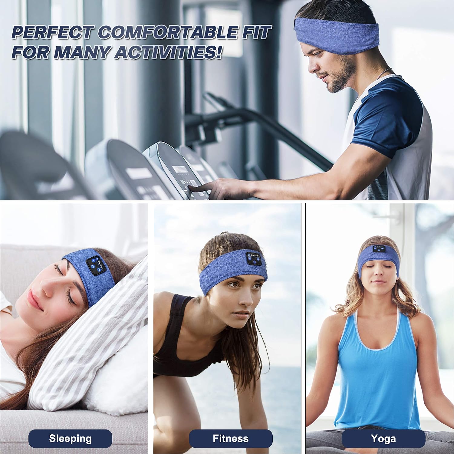 Detalle de Lavince Schlafkopfhörer Sport Stirnband Bluetooth