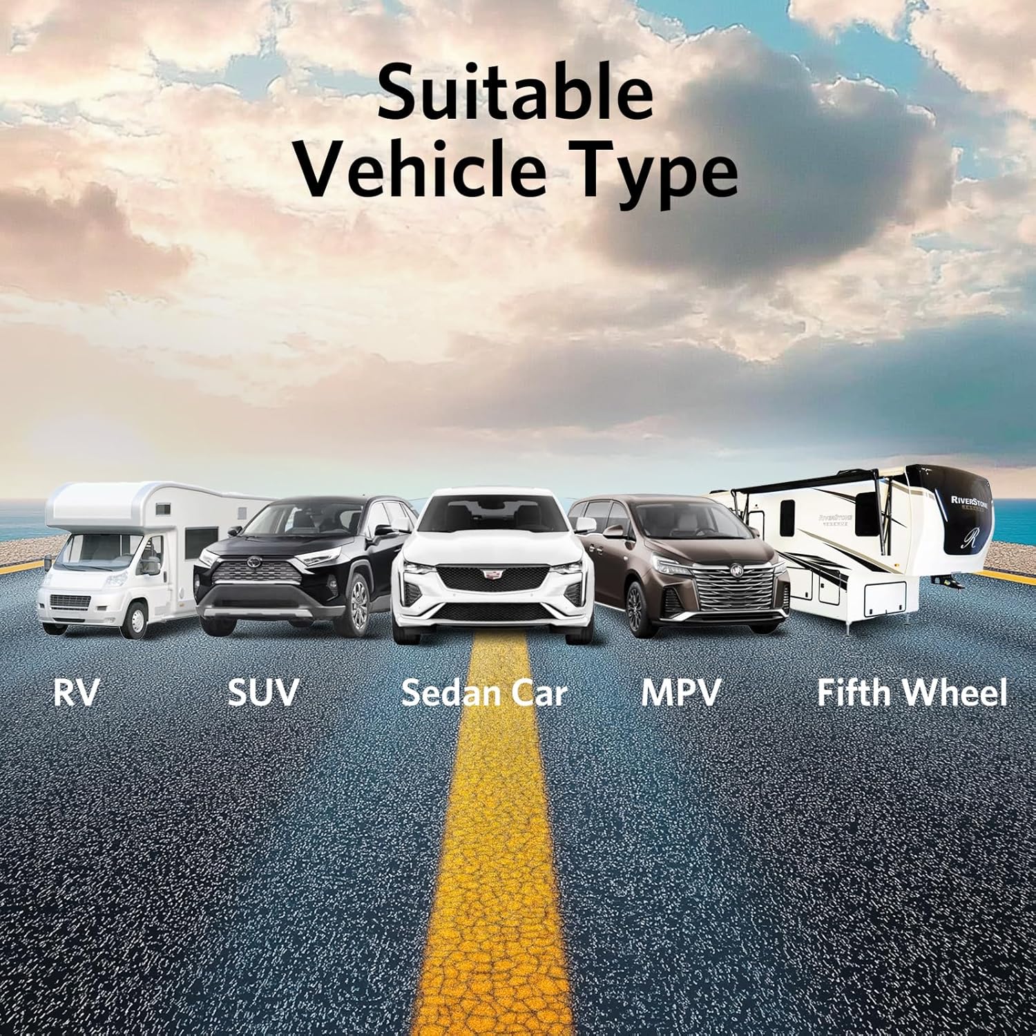 Thumbnail 5 de Tymate TM3 RV Tire Pressure Monitoring System (TPMS) with Solar Charge and 4 Sensors