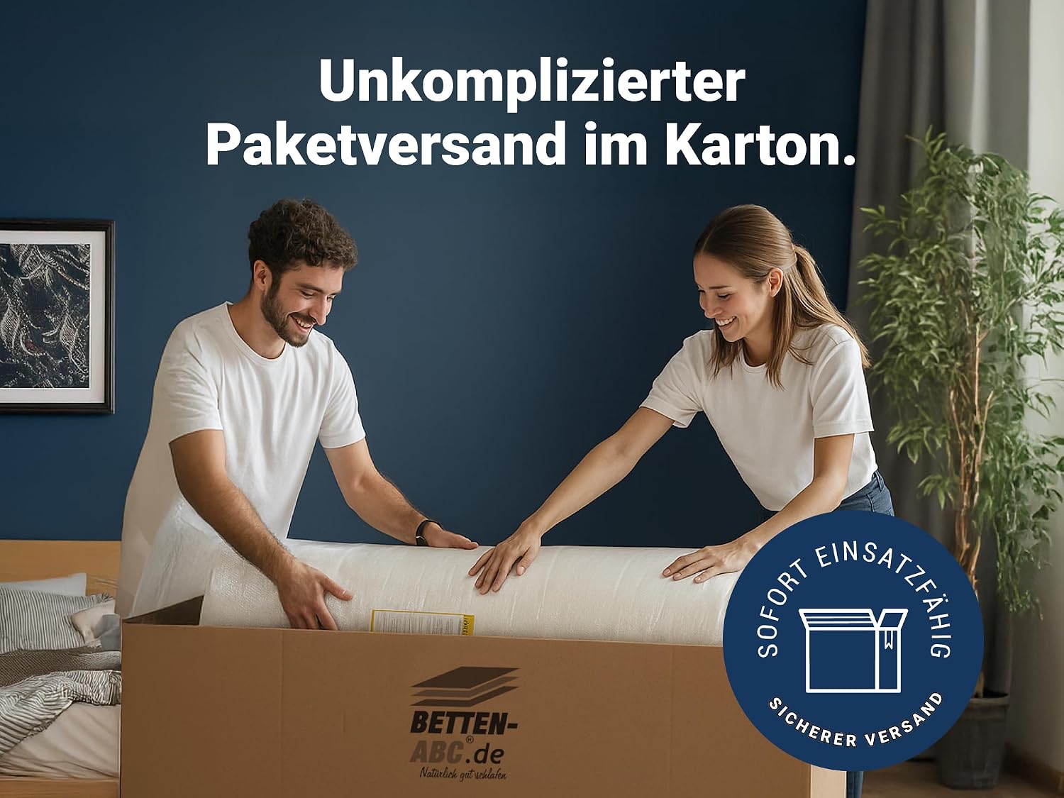 Thumbnail 5 de Betten-ABC Matratze für Kinder & Jugendliche 90x200 cm – Kaltschaum, Öko-Tex, abnehmbarer Waschbezug