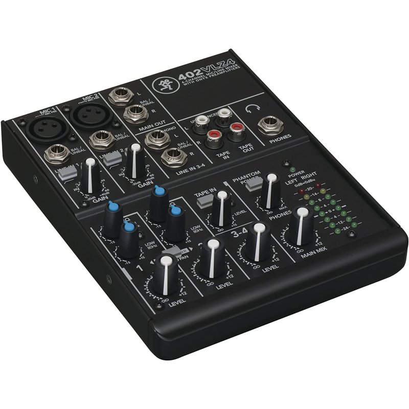 Detalle 2 de Mackie 402VLZ4 mesa de mezclas de 4 canales con USB y preamplificadores Onyx