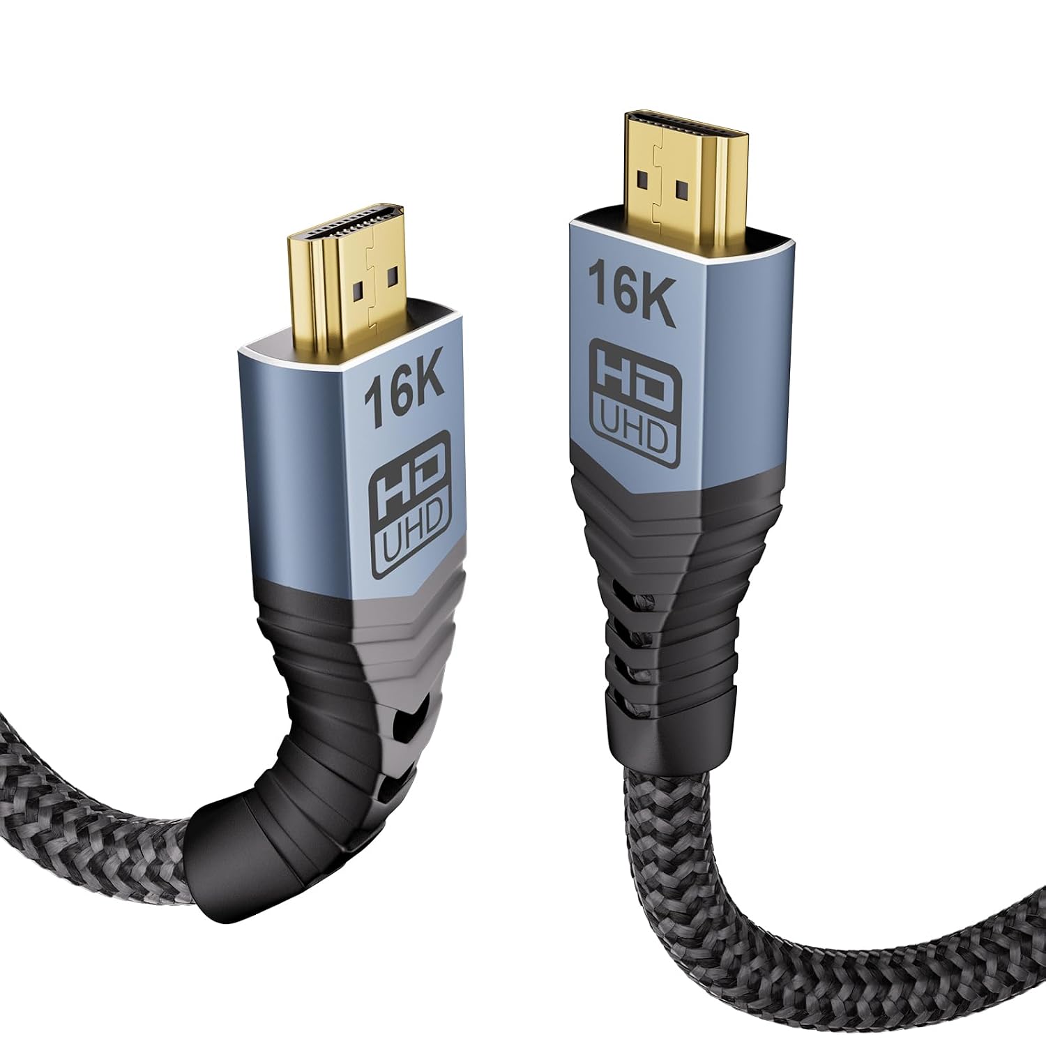 Detalle de MOPOCHG HDMI 2.2 Cable, 0.5m — 16K/8K/4K Ultra High Speed, 96Gbps