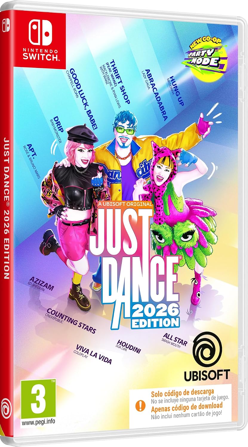 Detalle de Just Dance 2026 (Switch) Código de descarga