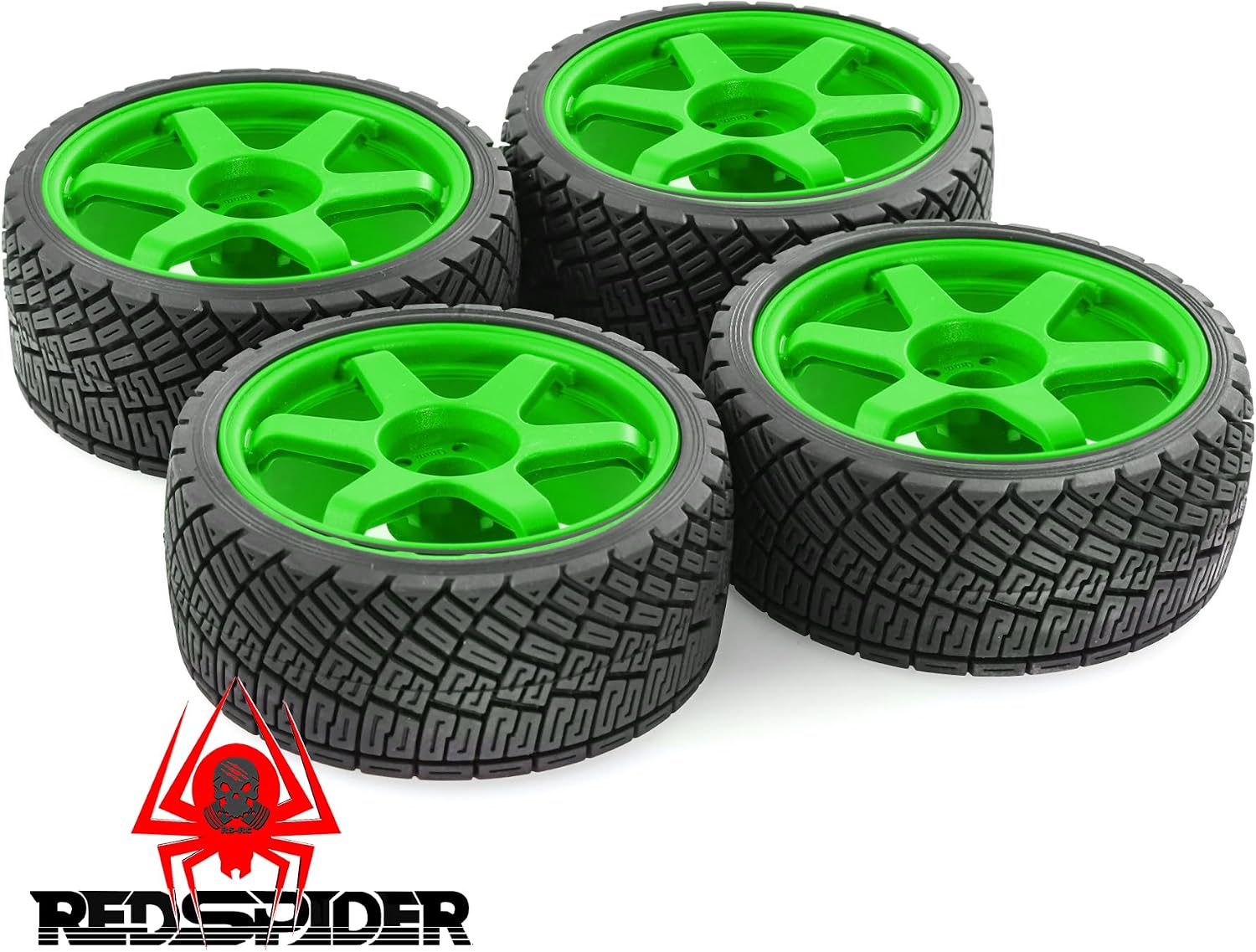 Detalle de REDSPIDER RC Rally Car Tires with 17mm Hex