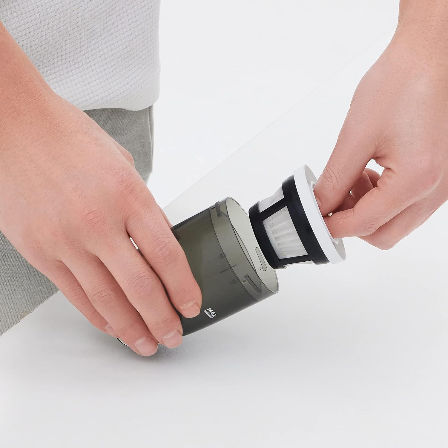 Detalle de Amazon Basics Ersatzfilter für Handstaubsauger – 2er-Pack