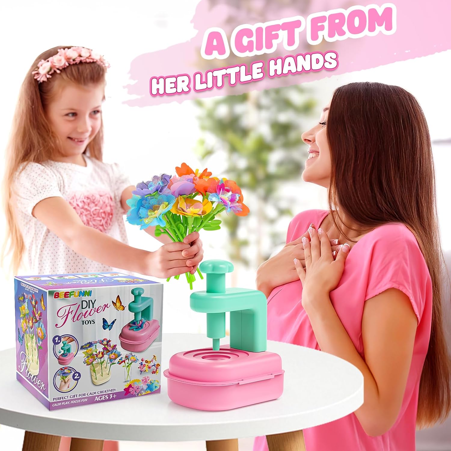 Thumbnail 3 de beefunni Flower Bouquet Craft Kit 4-8 🎨