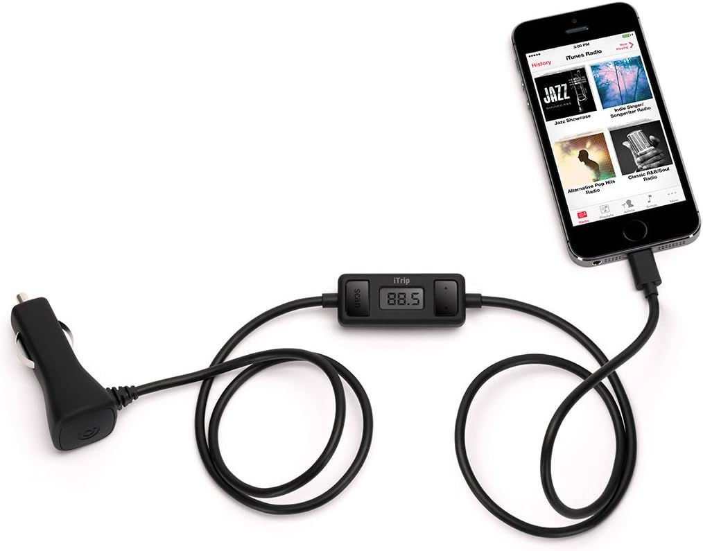 Detalle de GRIFFIN iTrip Auto Lightning Adapter black