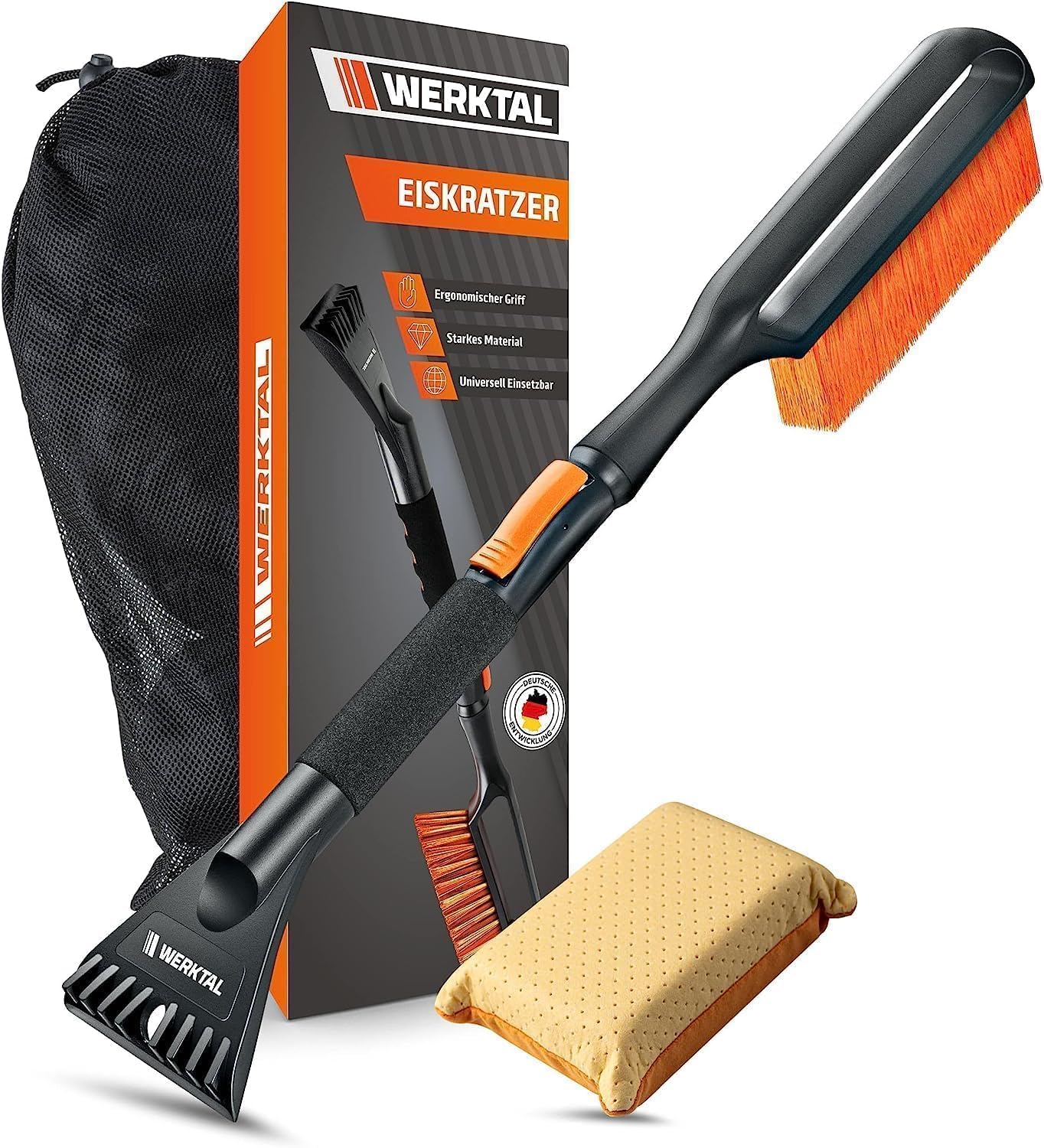 Thumbnail 6 de WERKTAL Eiskratzer Auto – Wärmender Scheibenkratzer mit Handschuh, Eisbrecher und sicherem Griff