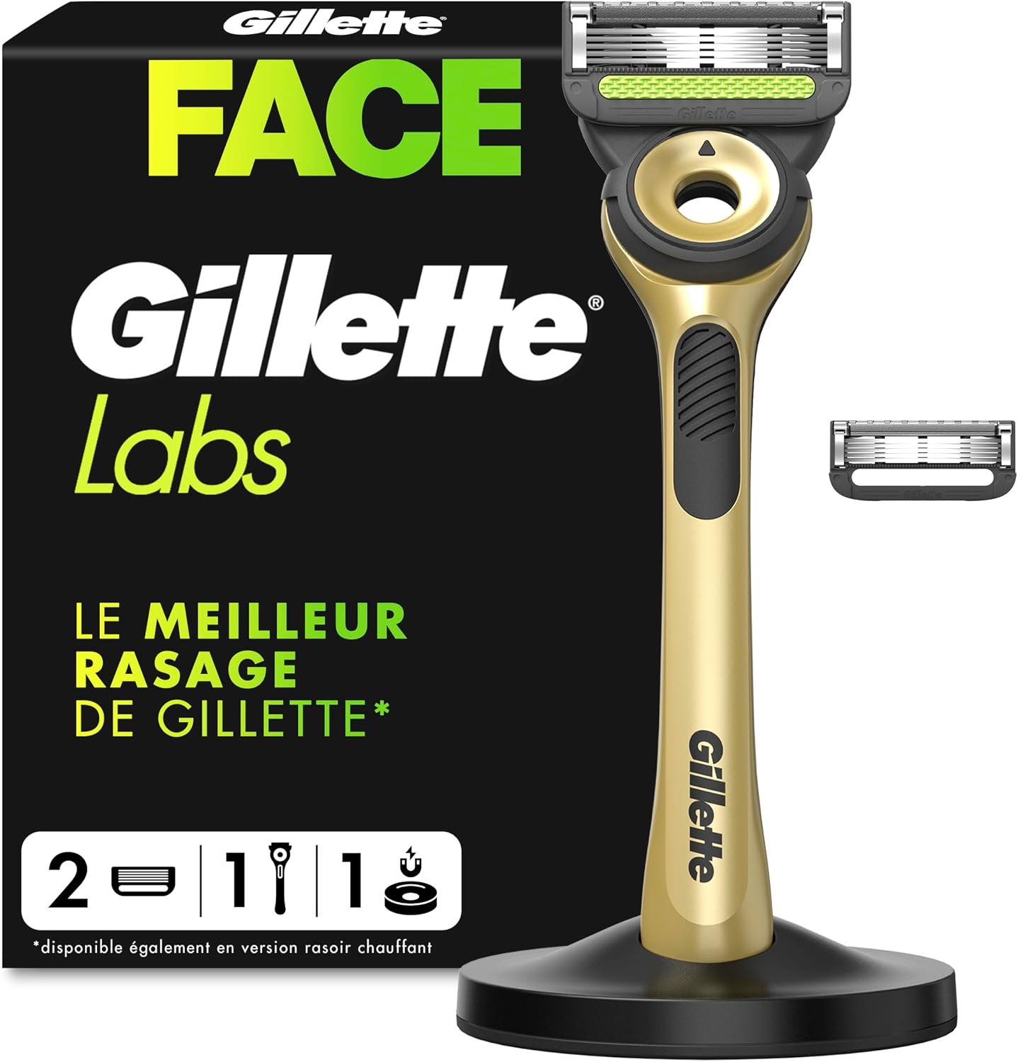 Thumbnail 6 de Gillette Labs Rasoir homme Champion Gold avec 5 cartouches