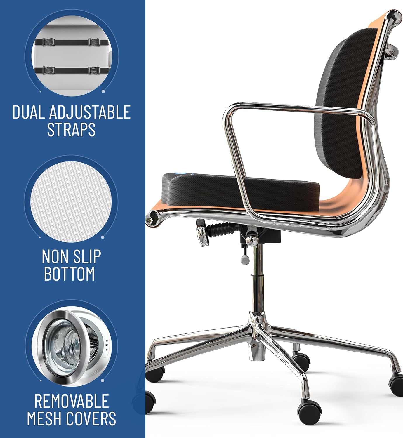 Detalle 2 de Everlasting Comfort Memory Foam Seat Cushion 💺