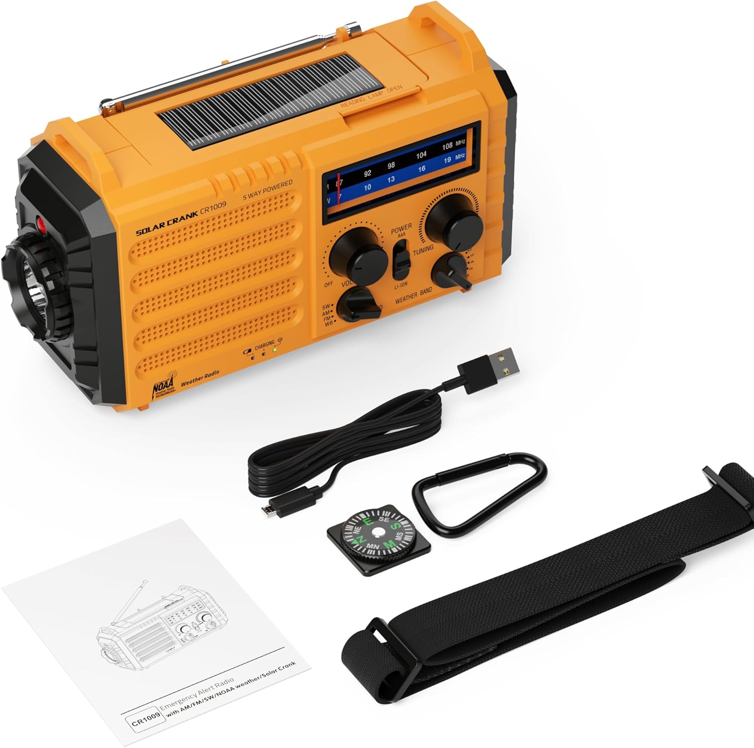 Thumbnail 6 de Eoxsmile Emergency Radio 5000mAh NOAA alert