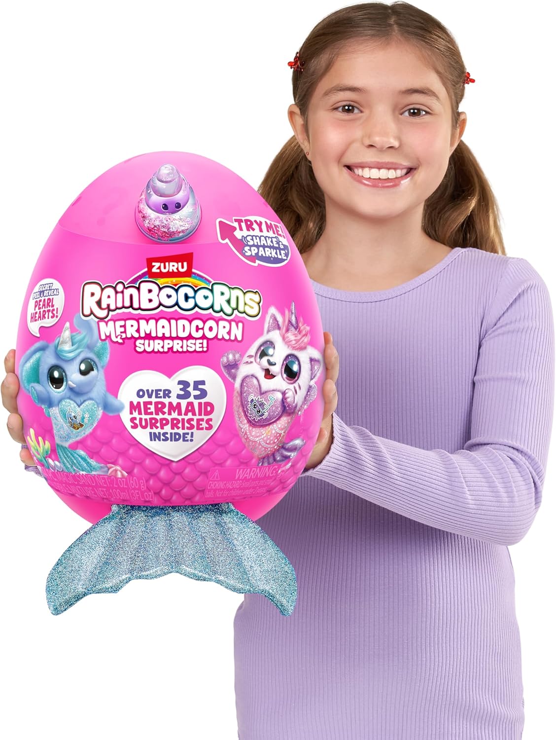 Thumbnail 5 de Rainbocorns Mermaidcorn Series 7 Shelly Elefante Peluche 🐘