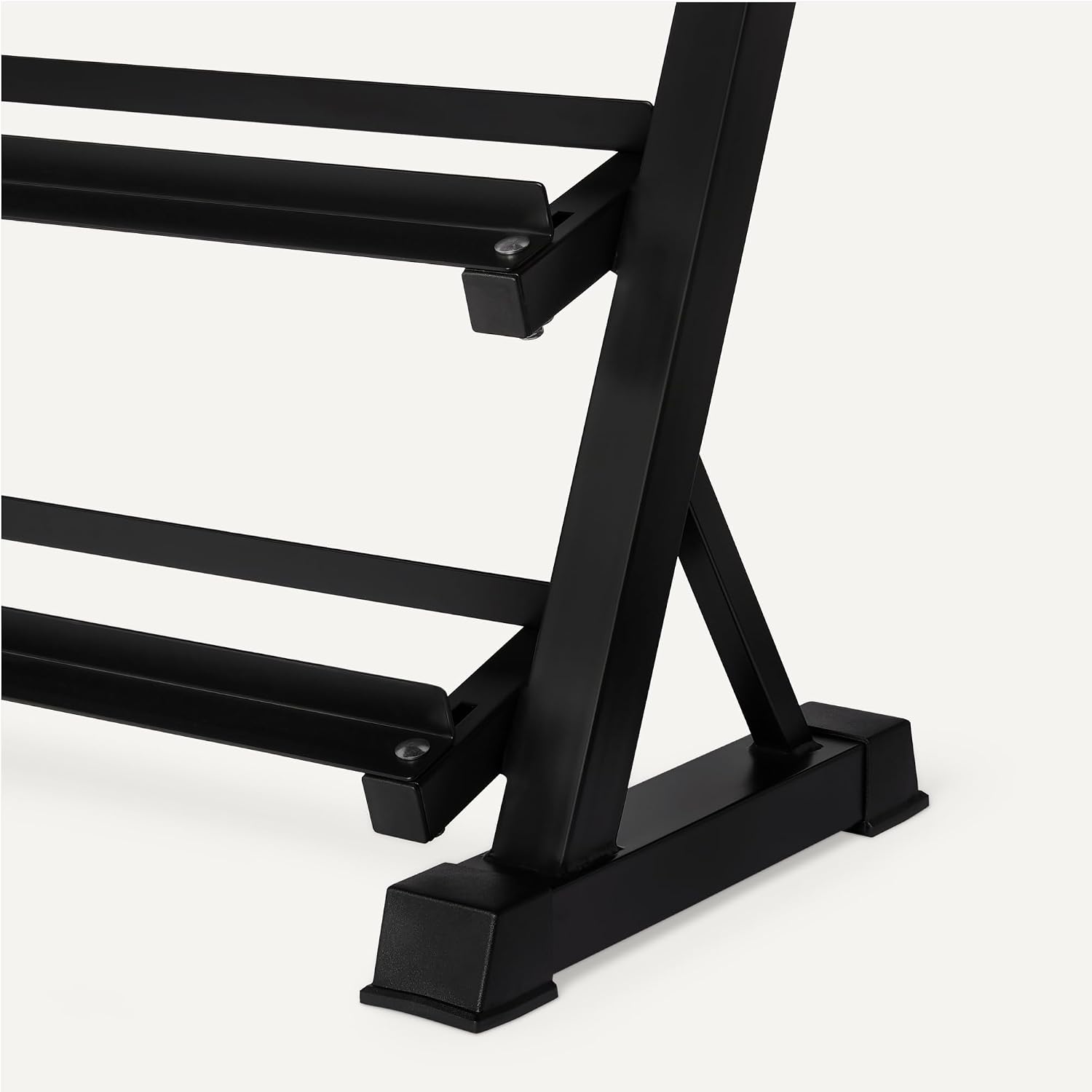 Detalle de Amazon Basics 3 Tier Adjustable Dumbbell Weight Rack (Stand Only) in Black