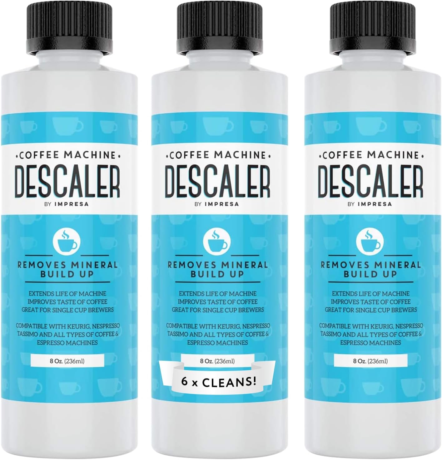 Thumbnail 6 de IMPRESA Coffee Machine Descaler, 2-Pack (1-Year Supply) Universal Descaling