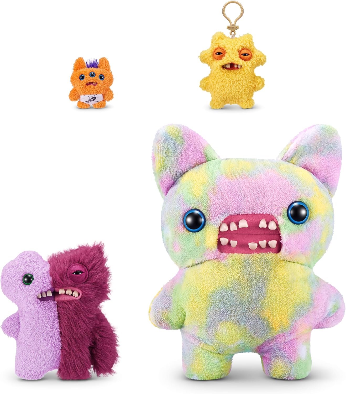 Detalle 2 de Fuggler Misfit Monsters 23 cm Serie 1 ZURU – pluszak fioletowo-czerwony